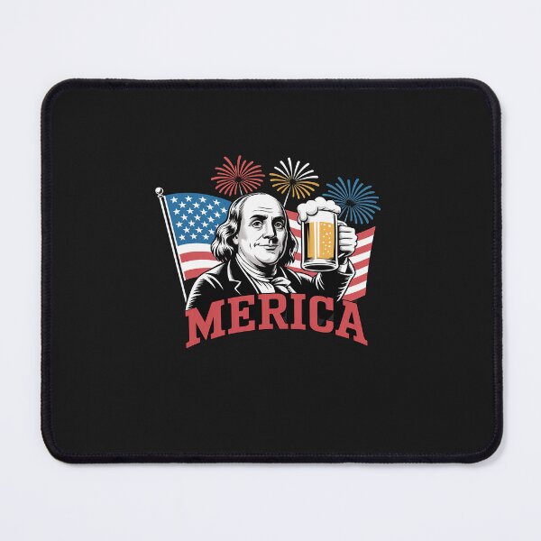 Item preview, Merica 4th Of July USA Flag Ben Franklin Funny Beer designed and sold by TAYLOROUSDALE.