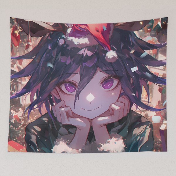 Item preview, Christmas Kokichi Ouma Danganronpa Anime Holiday Winter Festive Merry Magic designed and sold by Raslbazola.