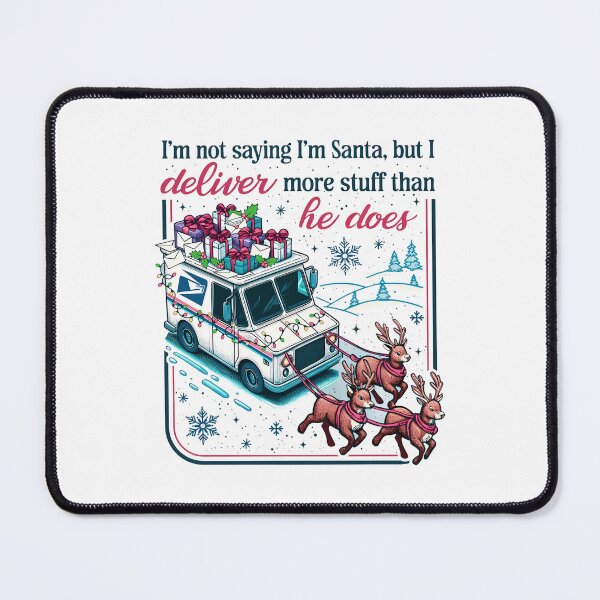 Item preview, Post Office Christmas, Mail Carrier Christmas, Funny Xmas Gift for Postal Worker designed and sold by peggycantu.