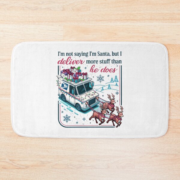 Item preview, Post Office Christmas, Mail Carrier Christmas, Funny Xmas Gift for Postal Worker designed and sold by peggycantu.