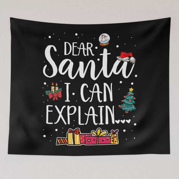 Item preview, Santa Can The Santa Explain On Dear List Funny I Naughty Christmas designed and sold by JoelyNavarro.