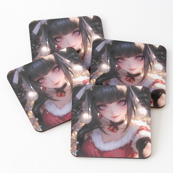Item preview, Celestia Ludenberg Elegant Christmas Anime Girl Danganronpa Holiday Sparkle designed and sold by Raslbazola.