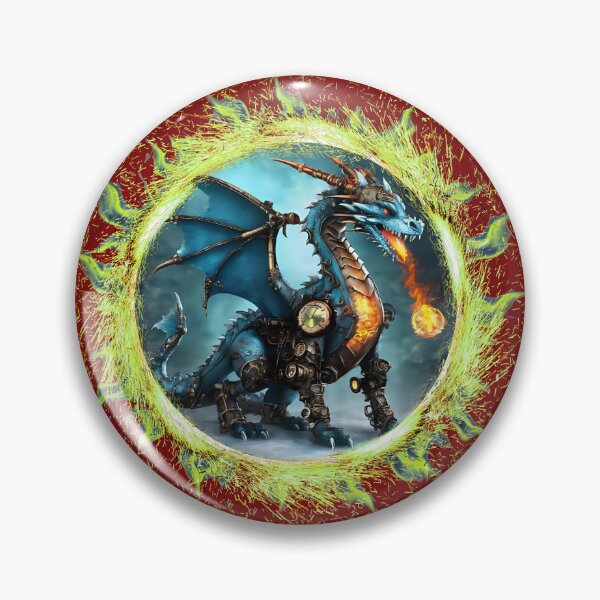 Item preview, Fur Ball Dragon featuring intricate metal gears designed and sold by BandGTees.