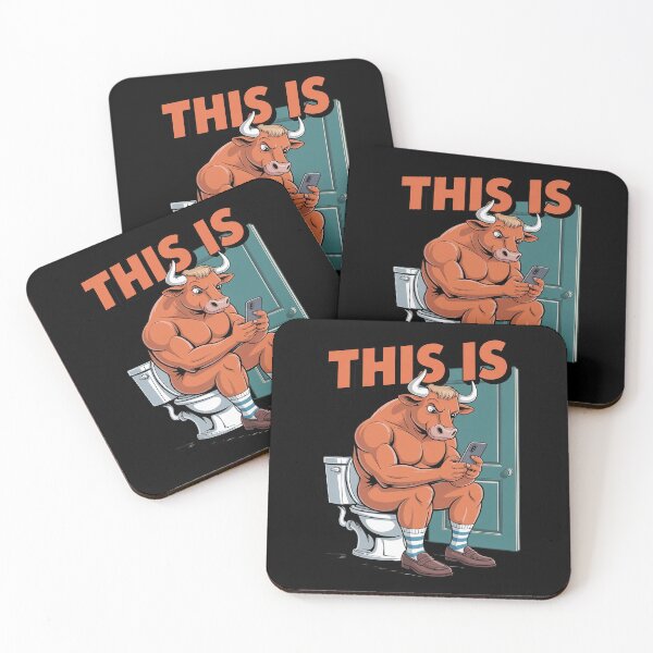 Item preview, Womens This Is Bullsht Funny Bull Funny Cow Toilet Humor  designed and sold by VerseFarm.