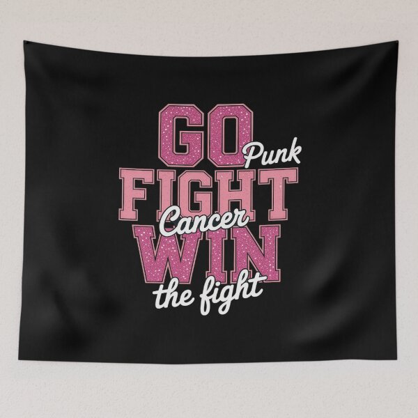 Item preview, Breast Cancer Awareness Pink Ribbon Women Go Fight Win designed and sold by DetroitMug.