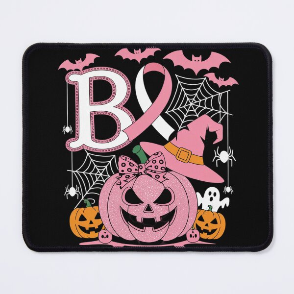 Item preview, Breast Cancer Awareness Ribbon Boo Halloween Pumpkin Pink designed and sold by DetroitMug.