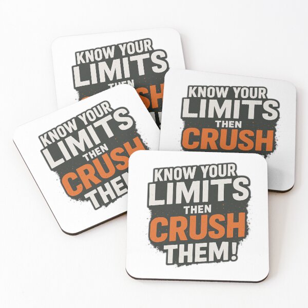 Item preview, Know Your Limits Then Crush Them – Gym Motivation designed and sold by the-dovlat.