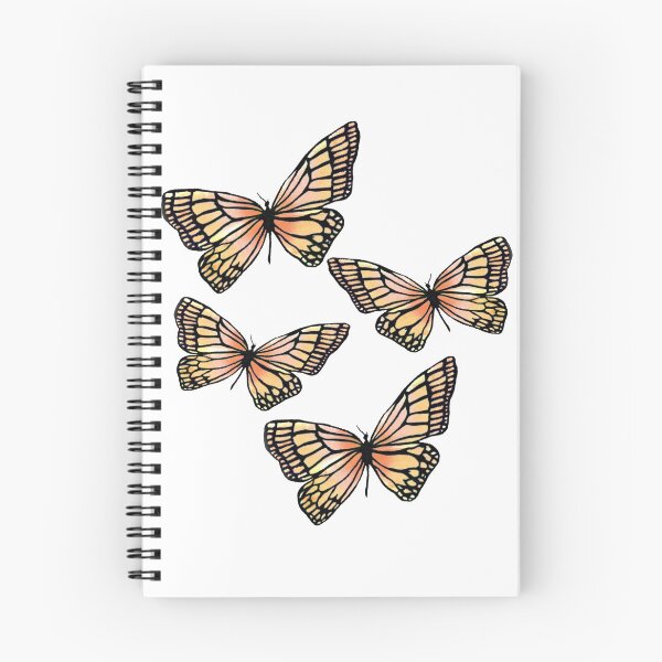 Artikelvorschau, Orange Aquarell Monarchen entworfen und verkauft von RuthFurtado.