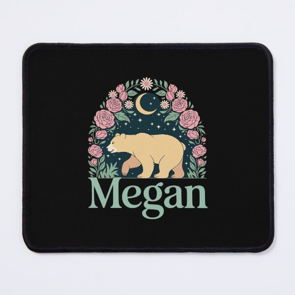 Artikelvorschau, Megan Name Floral Personalized Mama Bear entworfen und verkauft von RsFilsingerArt.