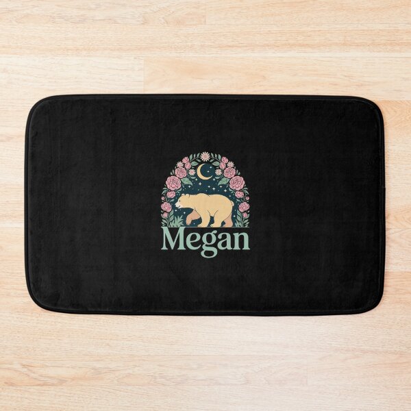 Artikelvorschau, Megan Name Floral Personalized Mama Bear entworfen und verkauft von RsFilsingerArt.