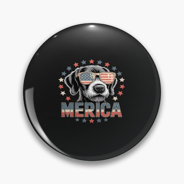 Item preview, Merica German Wirehaired Pointer Dog 4th Of July USA Gift designed and sold by TAYLOROUSDALE.