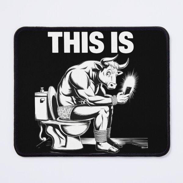 Item preview, Womens This Is Bullsht Funny Bull Sitting On Toilet Humorous  designed and sold by VerseFarm.