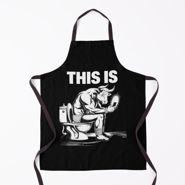 Item preview, Womens This Is Bullsht Funny Bull Sitting On Toilet Humorous designed and sold by VerseFarm.