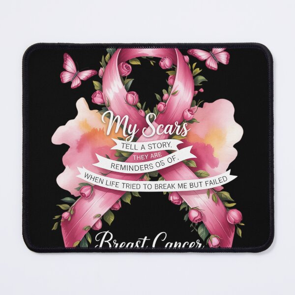 Item preview, Breast Cancer Awareness Survivor My Scar Tell Story designed and sold by DetroitMug.