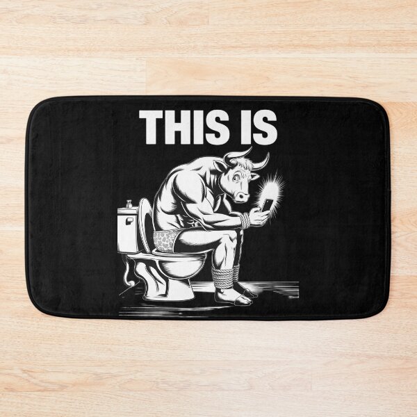 Item preview, Womens This Is Bullsht Funny Bull Sitting On Toilet Humorous  designed and sold by VerseFarm.