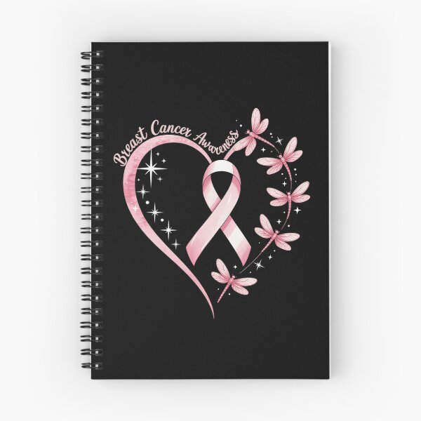 Item preview, Breast Cancer Heart Dragonflies Awareness designed and sold by DetroitMug.