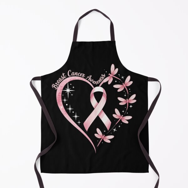 Item preview, Breast Cancer Heart Dragonflies Awareness designed and sold by DetroitMug.