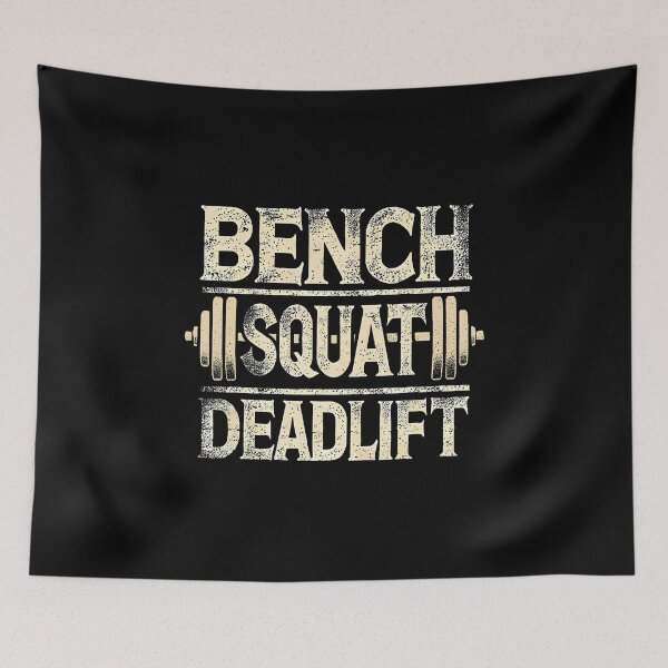 Item preview, Bench Squat Deadlift Barbell Bodybuilding designed and sold by JanieLucia.