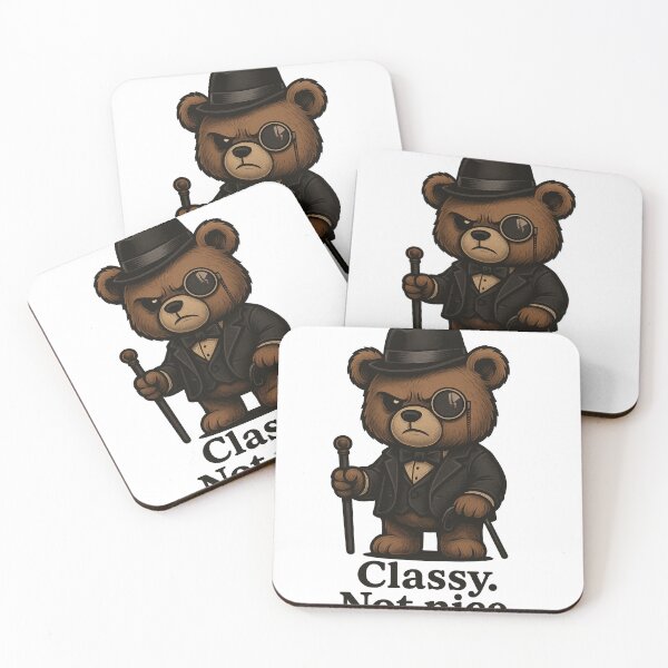 Item preview, Classy Not Nice – Gentleman Bear designed and sold by the-dovlat.