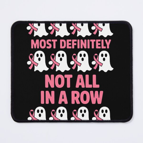 Item preview, Breast Cancer Most Definitely Not All in A Row Ghost Duck designed and sold by DetroitMug.