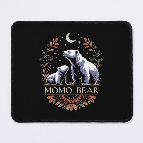 Item preview, Momo Bear Floral Matching Family Funny Grandma Bear Boho designed and sold by RsFilsingerArt.