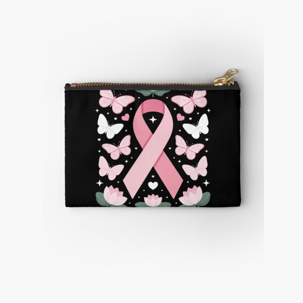 Item preview, Breast Cancer Pink Awareness Ribbon Floral Support designed and sold by DetroitMug.
