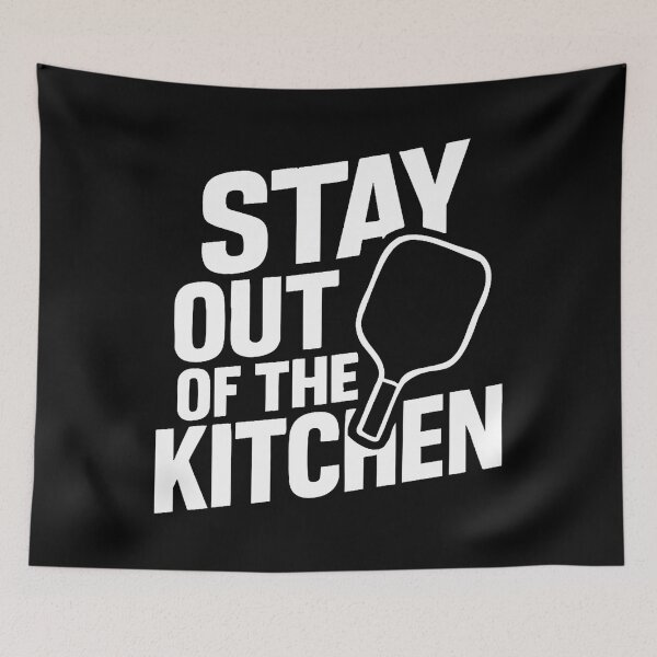 Item preview, Stay Out Of The Kitchen Tee  Funny Pickleball Player Gift designed and sold by MindyMarianela.