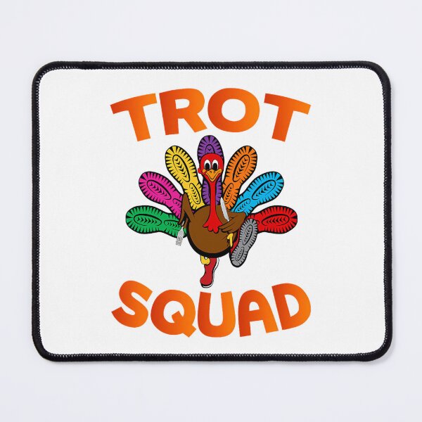 Item preview, Fall 80s Cute Thanksgiving Trot Happy Squad Gobble designed and sold by CalvinVanAuken.
