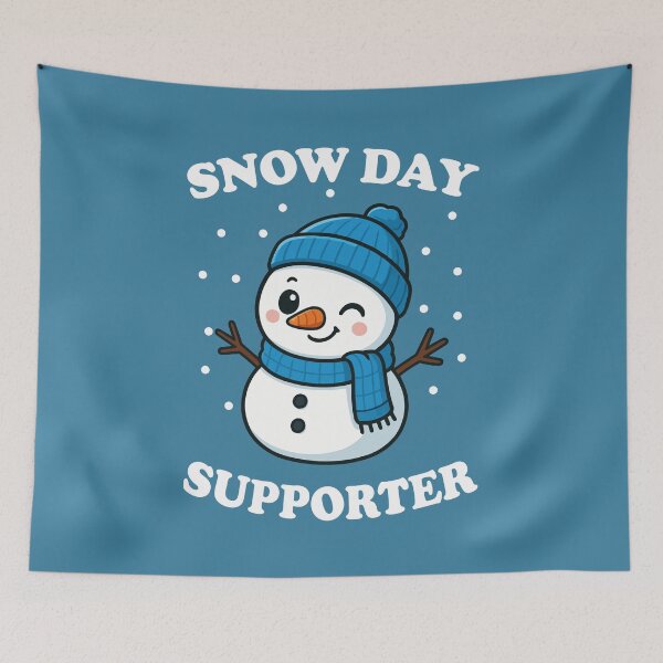 Item preview, Snow Day Supporter Snowman designed and sold by Lichtisign.