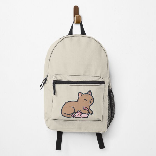 Item preview, Sleepy Cat and Axolotl designed and sold by dudelinart.