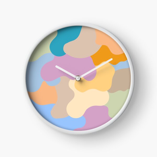 Item preview, Abstract Pastel Blob Art – Modern Colorful Fluid Pattern designed and sold by CreativeXHub.