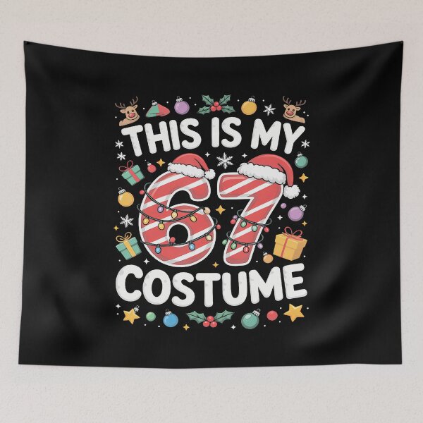 Item preview, This Is My Christmas 67 Costume Number 6 7 Meme Saying 6 7 designed and sold by JoannMinndy.