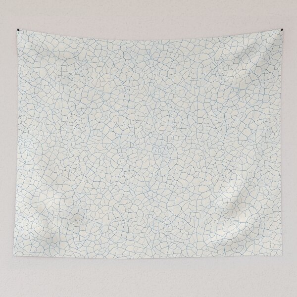 Item preview, Soft Blue Crackle Glaze designed and sold by Kaleidoscope Print.
