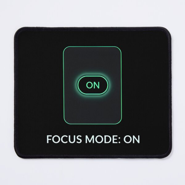 Item preview, Focus Mode ON | Minimal Neon Toggle Switch Design designed and sold by LVLUPXP.