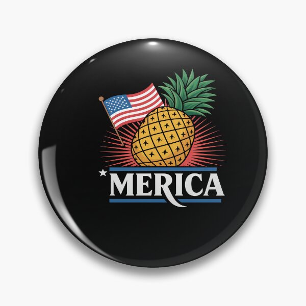 Item preview, Merica Pineapple American Flag Funny 4th Of July USA Gift designed and sold by VladimiaPutin.
