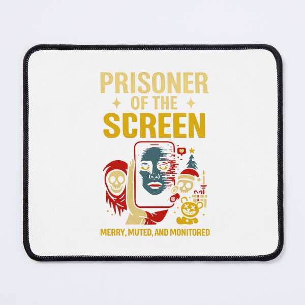Item preview, Merry, Muted, and Monitored – Anti-Holiday Statement Classic T-Shirt designed and sold by inkfluenceart.