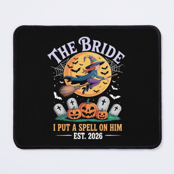 Item preview, Bride I Put A Spell On Him Est. 2026 Halloween Witch Couple designed and sold by CultureSpec.