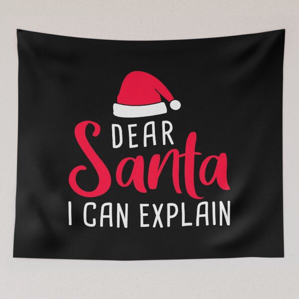 Item preview, Santa Funny Santa List Naughty Explain I On Dear Christmas The Can designed and sold by JoelyNavarro.
