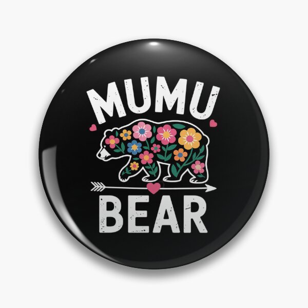 Item preview, MuMu Bear Cute Floral Mother's Day Family Matching Party  designed and sold by RsFilsingerArt.