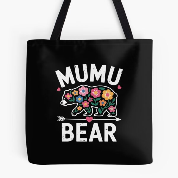 Item preview, MuMu Bear Cute Floral Mother's Day Family Matching Party  designed and sold by RsFilsingerArt.