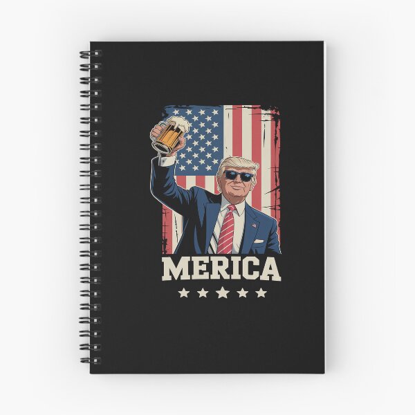 Item preview, Merica Trump With Beer American Flag 4th Of July Drinking designed and sold by VladimiaPutin.