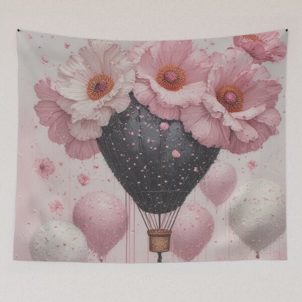 Item preview, Flower balloon fantasy in delicate colors designed and sold by Mianku | Für das Leben.