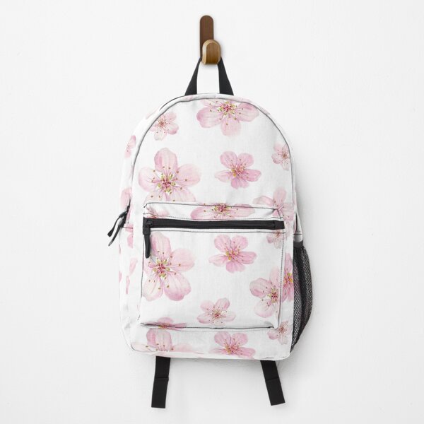 Item preview, Cherry Prunus avium flowers pattern on white background designed and sold by Holub Art Studio.