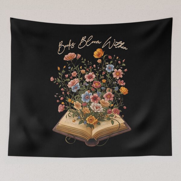Item preview, Books Bloom Within Floral Reading Design designed and sold by LucretiaTina.
