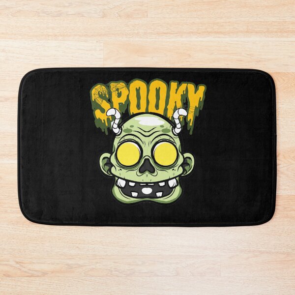 Item preview, SPOOKY Zombie Monster Head - Green Horror Cartoon Graphic designed and sold by ConfuseLab Alt.