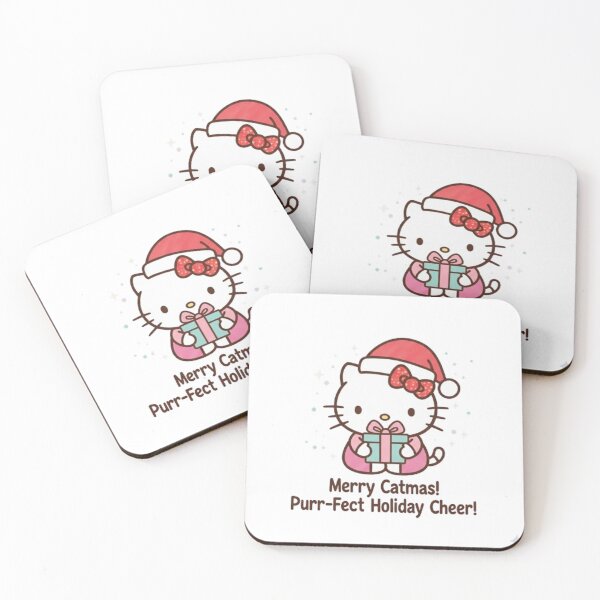 Item preview, Cute Kawaii Pink Kitty Christmas Gift designed and sold by Animartzx.