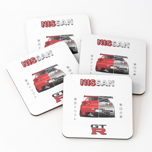 Item preview, Vintage Classic Car Nissan GTR R35 designed and sold by PrintCarClub.