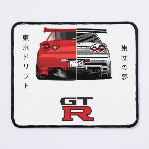 Item preview, Vintage Classic Car Nissan GTR R35 designed and sold by PrintCarClub.