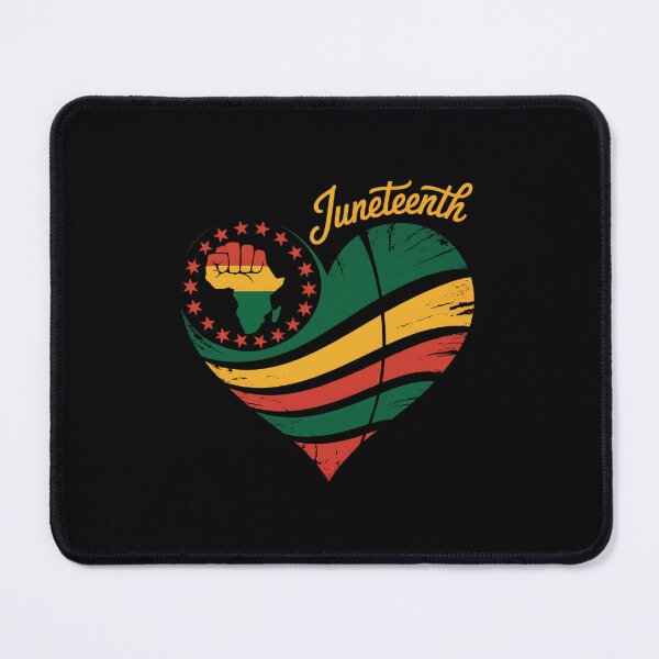 Item preview, Juneteenth Heart Africa Fist June 19Th 1865 designed and sold by RayhendersonArt.