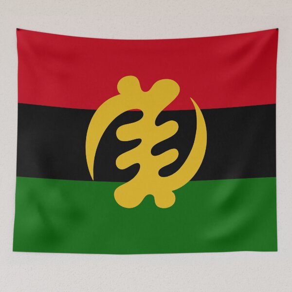 Item preview, Gye Nyame/Pan African Flag designed and sold by Crystal  Burrell.